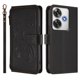 thumbnail image 2 of Funda Cartera Mariposa para [Xiaomi Poco F6] con Soporte y Cremallera Negro, 2 of 6