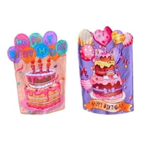 Bothyi - Funda Para Silla De Cumpleaños De 2 Piezas, Funda Elástica Para Asiento De Cumpleaños Para Sala De Estar Y Oficina