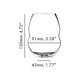 thumbnail image 4 of Juego de 2 Copas para Vino Tinto Riedel Swirl de 600 ml, 4 of 6