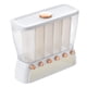thumbnail image 3 of Dispensador De Cereales Contenedor De Almacenamiento De Granos De Alimentos De 6 Rejillas Conveniente Blanco, 3 of 5