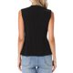 thumbnail image 3 of INSPIRE CHIC Blusas Peplum sin mangas para mujer, blusas informales de negocios estilo babydoll perfectas para verano y otoño, S Negro, 3 of 6