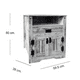 thumbnail image 2 of Arrimo con cajonera Denver, 2 of 2