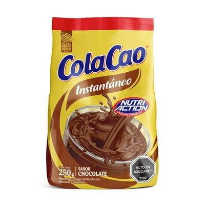 Saborizante De Leche Instantáneo Sabor Chocolate Bolsa 250 G Cola Cao