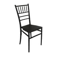 Silla Plástico Apilable Deco Svenna Negra Escandinavia