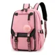 thumbnail image 1 of Large School Bags for Teenage Girls USB Port Canvas Schoolbag Student Book Bag Fashion Black Pink Teen School Backpack, 1 of 3