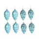thumbnail image 3 of 8 Piezas Decoraciones Colgantes De Cono De Pino Navide?o Para Corona Etiqueta De Regalo Exterior Azul B, 3 of 5