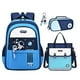 thumbnail image 2 of NEW Nylon Backpack Child Girl Boy Cartoon Back Bag Elementary Student School Bags Set Waterproof Lightweight Kids Book Bag, 2 of 3
