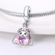 thumbnail image 2 of Charm CHENYETE Plata 925 Conejito Rosa Corazón 4.55 mm, 2 of 3