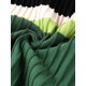 thumbnail image 5 of INSPIRE CHIC Vestidos de Punto a Rayas para Mujer de Manga Corta Midi Vestido Suéter de Canalé XL Verde, 5 of 6