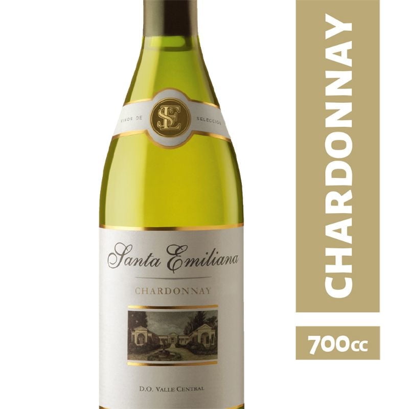 Vino Blanco Santa Emiliana Chardonnay Botella