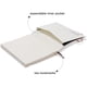thumbnail image 5 of Cuadernos Wiisdatek B5 19 x 25,5 cm, paquete de 2, tapa de cuero PU, 5 of 7