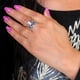 thumbnail image 2 of Boho Lapis Lazuli Ring - Three Tone Meditation Ring for Anxiety and Stress Relief - Spinning Band with Silver Plating, 2 of 4