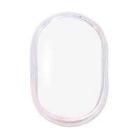 Magideal - Bolsa De Exhibición De Figuras Transparente, Bolsa De Exhibición De Muñecas Transparente De Pvc, Bolsa De Muñecas De Colección Con Cierre De Cremaller Rosa M