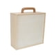 thumbnail image 5 of Caja De Madera Con Asa Con Tapa Deslizante Sin Pintar Caja De Baratija Portátil Vacía Tapa De Madera Grande, 5 of 5