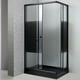 thumbnail image 2 of Shower Rectangular Strava Negro 120x80cm con Receptáculo, 2 of 8
