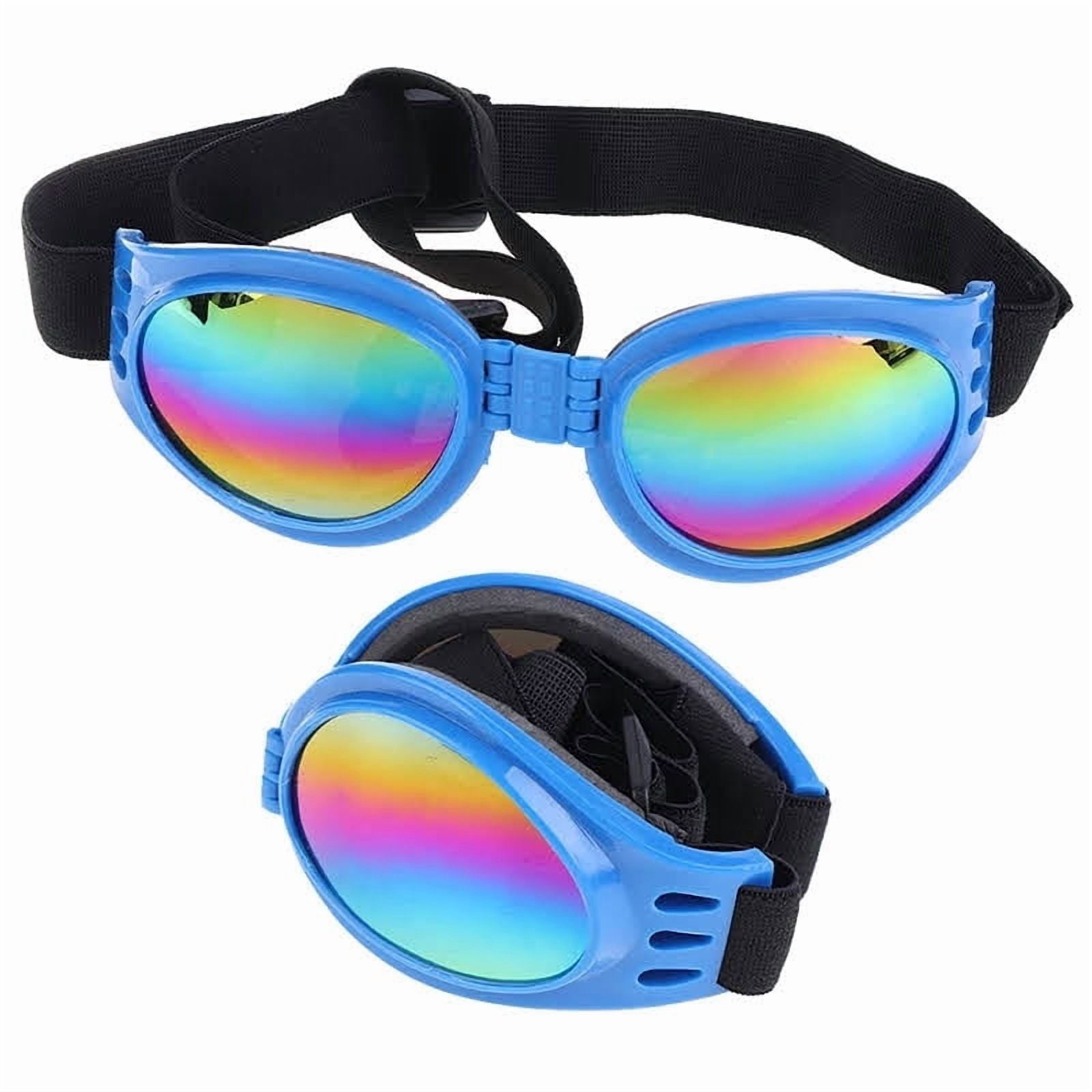 Lentes Uv Sol Nieve Para Mascotas Azul