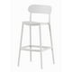thumbnail image 1 of Piso Taburete Silla alta bar cocina Nils 75cm Blanca, 1 of 7