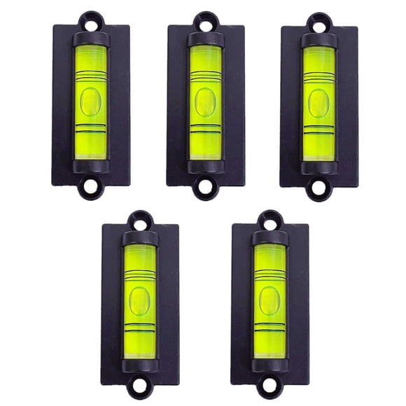 Nivel LAIESYA 5 Piezas Nivel de Burbuja Estándar para RV 6x2.5 cm