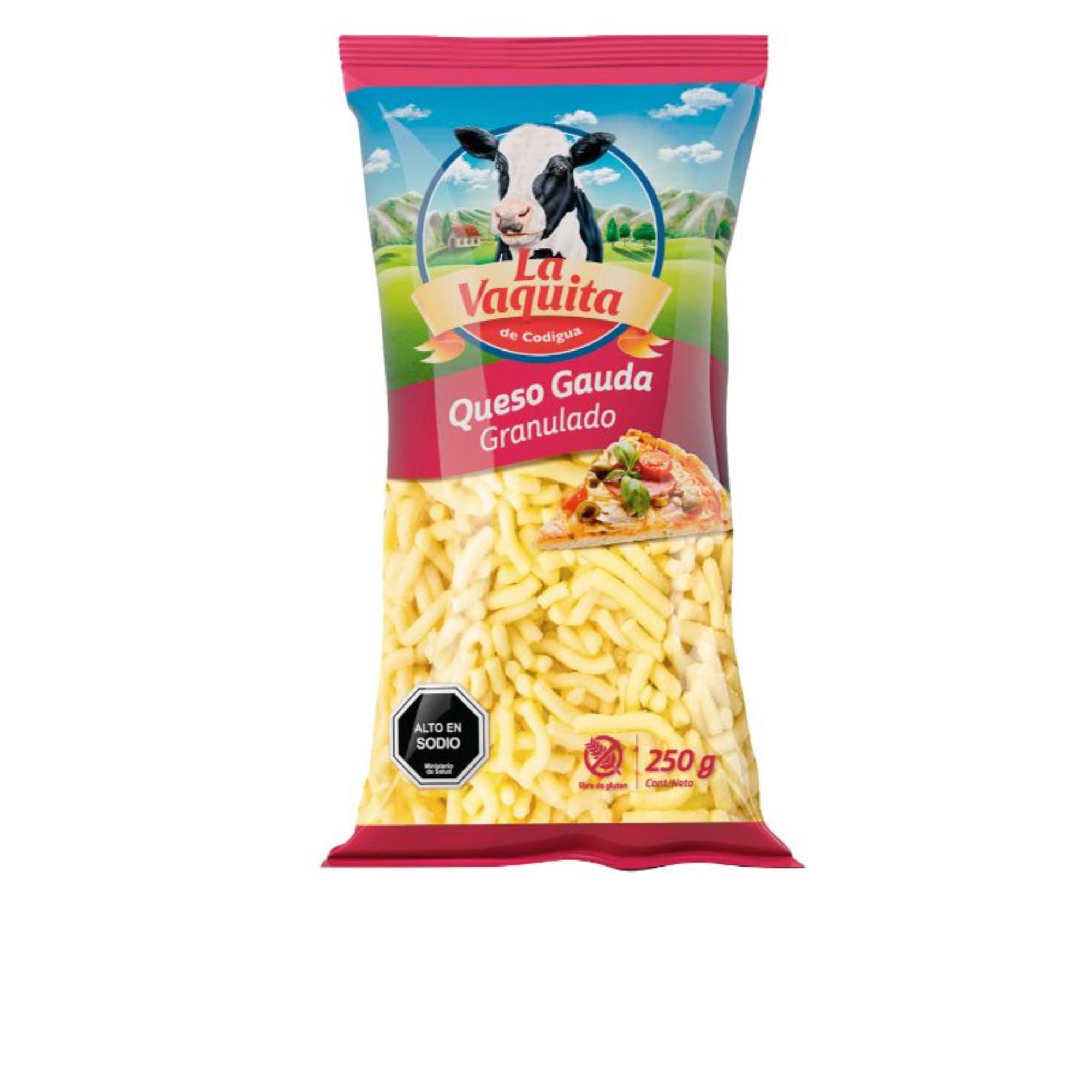 Queso Gauda Granulado 250 g La Vaquita