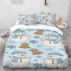 thumbnail image 1 of Snowman Snowflake Bells Themed Bedding Set Duvet Cover and Pillowcase Set Soft and Comfortable, 1 of 5