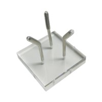 Magideal - Soporte De Pantalla De Brazo De Metal, Estante, Decoración Del Hogar Soporte De Pantalla Acrílica Para La Base De Acrílico Para Rocas Fósiles De Coral Estilo A