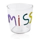 thumbnail image 1 of Vasos para beber – Vasos de vidrio transparente Mason Vintage Glassware para cócteles, agua, jugo – Vasos para beber con letras estereoscópicas., 1 of 6