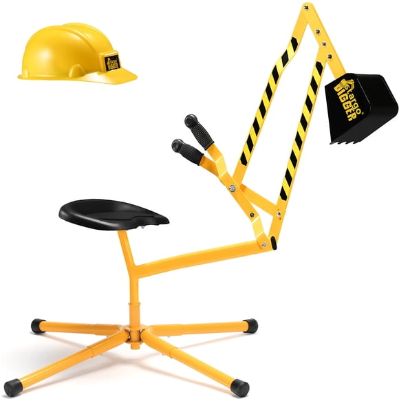Excavator Ride on Toy Stargo Sand Digger para niños con casco