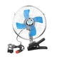thumbnail image 3 of Ventilador De Coche Ventilador De Escritorio Personal De Bajo Ruido Para Viajes Al Aire Libre Tienda De Campaña Gimnasio 8 Pulgadas 24V Azul, 3 of 5