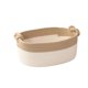 thumbnail image 1 of Xiao Hua Canasta de Almacenamiento Tejida de Cuerda de Algodón, Adecuada para Organizar y Almacenar Artículos, Canasta Pequeña para Ropa, Se Puede Usar para Almacenamiento de Escritorio, Marrón, 1, 1 of 4
