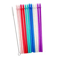 Bothyi - 12 Pajitas Reutilizables Para Fiestas De Verano Para Niños Y Adultos, Multicolor