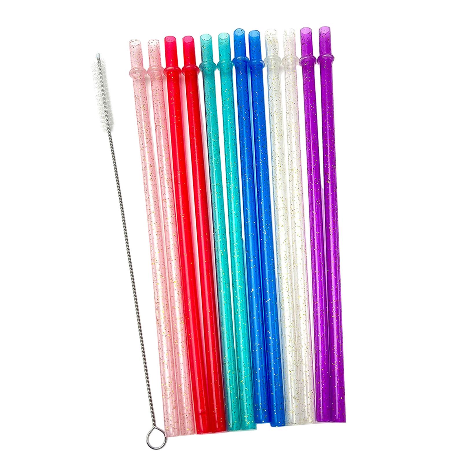 Bothyi - 12 Pajitas Reutilizables Para Fiestas De Verano Para Niños Y Adultos, Multicolor