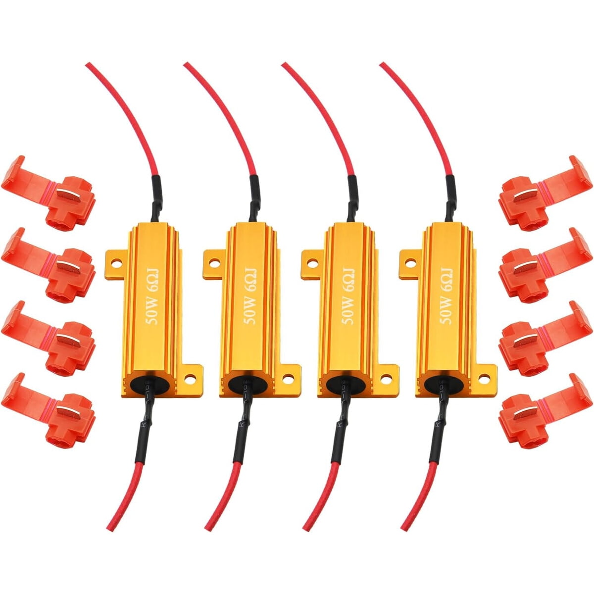 Resistencias Auxlight 50w 6ohm Kit Para Focos Led 12v