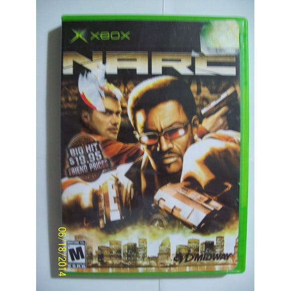 Juego MIDWAY NARC para Xbox, nuevo, acción y disparos