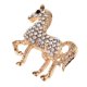 thumbnail image 2 of Broches De Ramillete De Caballo De Cristal Retro Pin De Animal Para Mujer Accesorios De Vestir, 2 of 5