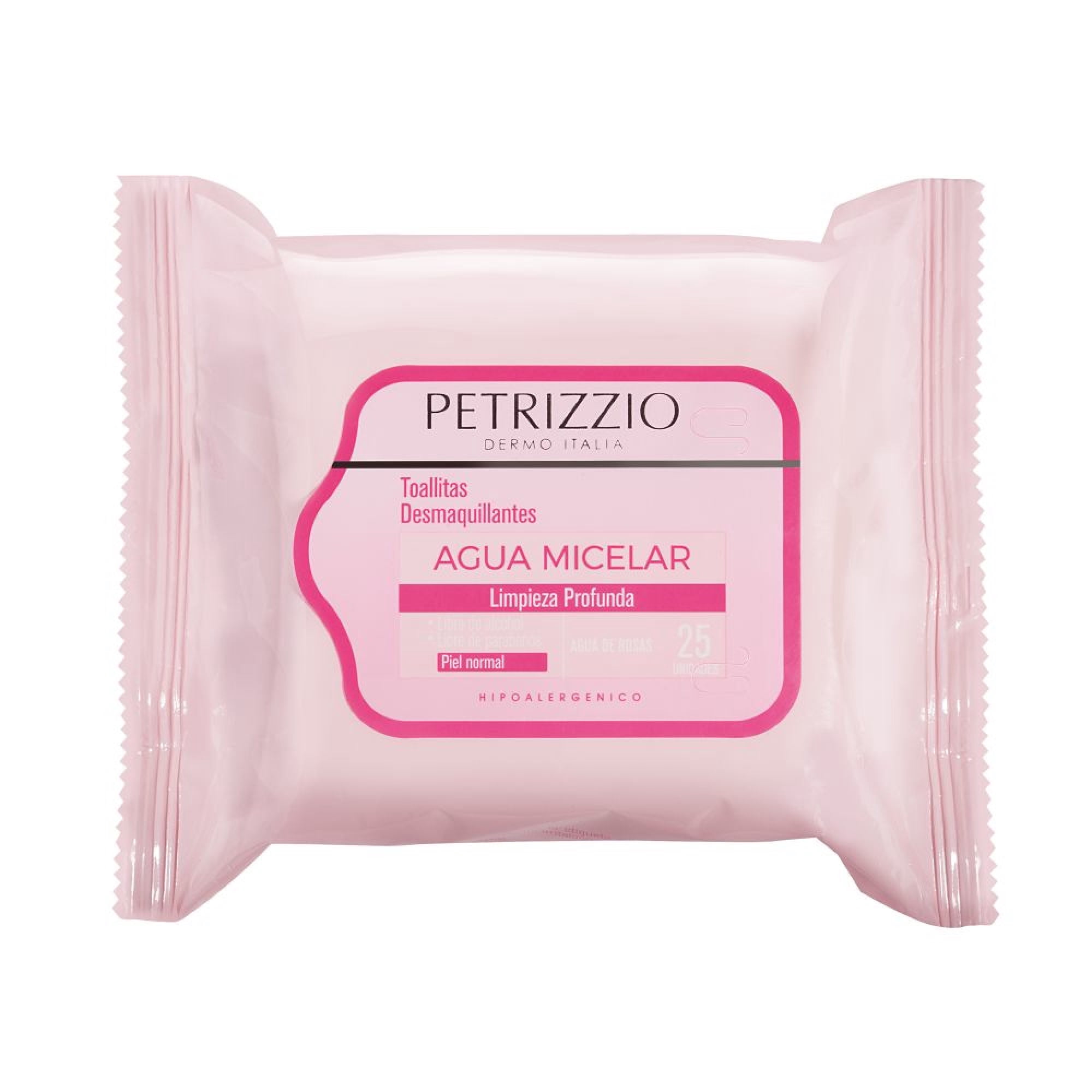 Toallas Desmaquillantes Petrizzio Agua Micelar Limpieza Profunda