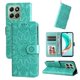 thumbnail image 3 of Funda tipo cartera FOXDOCK para Honor X6C 4G , diseño girasol en relieve, cuero PU, cierre magnético, soporte y tarjetero, 3 of 5