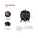 thumbnail image 2 of Termoventilador Cerámico Thomas TH-CH35 Negro, 2 of 7