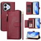 thumbnail image 2 of FOXDOCK Funda Tipo Cartera para Realme P3 5G Cuero PU con Cremallera y Correa de Muñeca, Ranuras para Tarjetas, Soporte Plegable, Cierre Magnético, 2 of 5