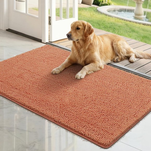 Alfombra para Puerta de Perro Bcoimo 122 cm x 76 cm Antideslizante y Absorbente