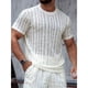 thumbnail image 2 of Polera Hombre Manga Corta Tejida Estilo Casual Verano 0260, 2 of 4
