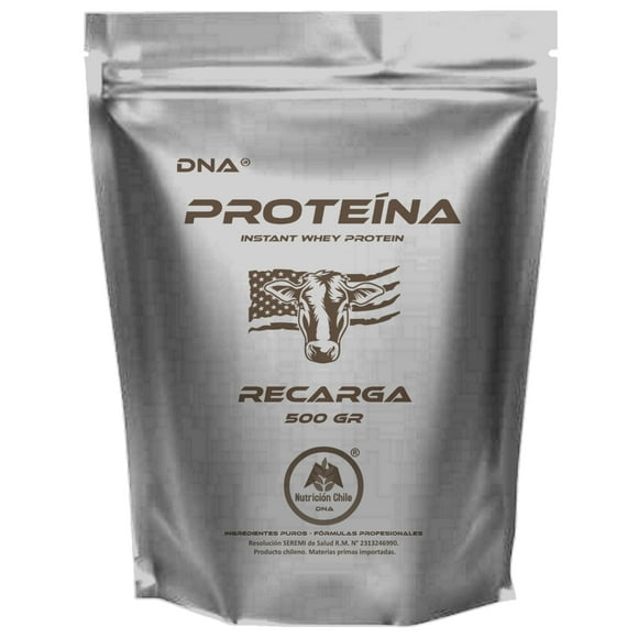 Proteína D N A - Sabor Plátano - Recarga - 500gr