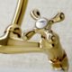 thumbnail image 5 of Grifo de cocina Kingston Brass KS214MB de montaje en pared, negro mate, 5 of 9