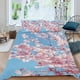 thumbnail image 2 of Flor de Cerezo Conjunto de sábanas temático, trío de piezas, cómodo y amigable con la piel, diseño único, regalo de decoración para el hogar para familiares, amigos y fans,173cm *218cm, 2 of 6