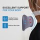 thumbnail image 5 of Almohada de soporte lumbar Lofty Aim para coche, silla de oficina, etc., 5 of 9