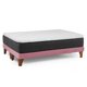 thumbnail image 3 of Cama Europea New Top Colchon Resortes 23 Cm 2 Plazas Base Dividida Tela Velvet Palo Rosa, 3 of 8