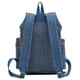 thumbnail image 4 of Mochila HuaChen Vintage de lona con detalles en piel azul, 4 of 6