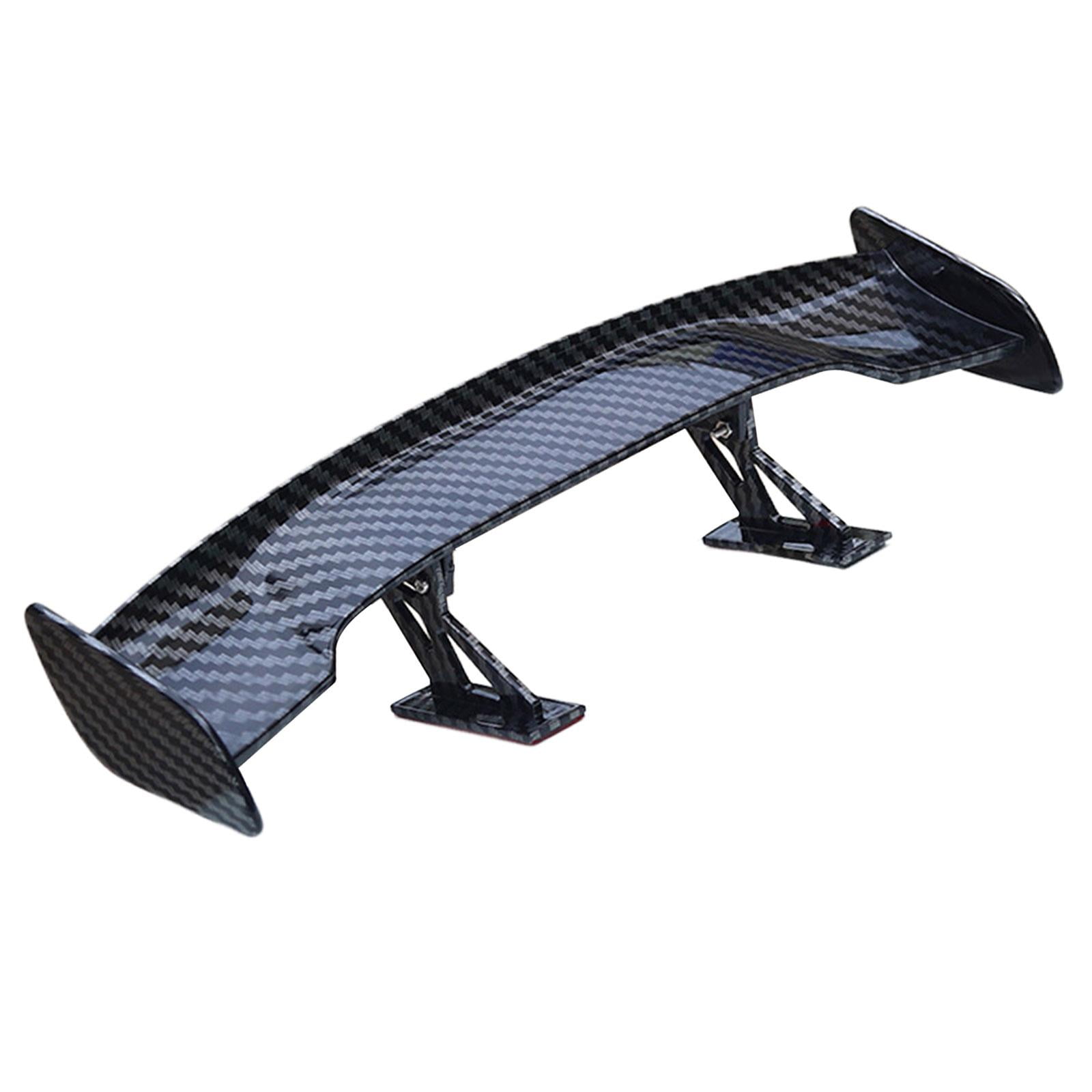 Ioensy - Mini Alerón Universal Para Coche, Para Todos Los Coches, Fácil Instalación, Alerón Trasero Para Coche, Fibra De Carbono