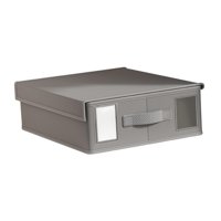 Bothyi - Organizador De Sábanas Organizador De Sábanas Plegable Para Toallas Sábanas Queen O King Gris Puro