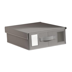 Bothyi - Organizador De Sábanas Organizador De Sábanas Plegable Para Toallas Sábanas Queen O King Gris Puro