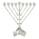 thumbnail image 5 of Candelabro Menorá De Aleación De Zinc De 9 Brazos Para Decoración Navide?a. Resistente, 26,4 X 23,9 Cm., 5 of 5